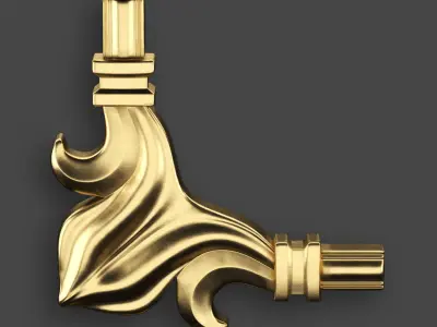 5 corners Ornamental Pack 2 3D model