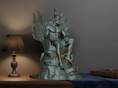 Demon 3D print model