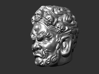 Tibetan Buddha Head 3D print model