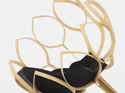 Bourgogne Chair by Mikael Ling 3D model