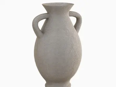 Clay Vase 01 3D model