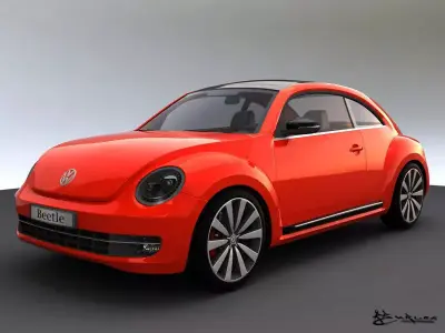 Volkswagen Beetle 2012 3D model