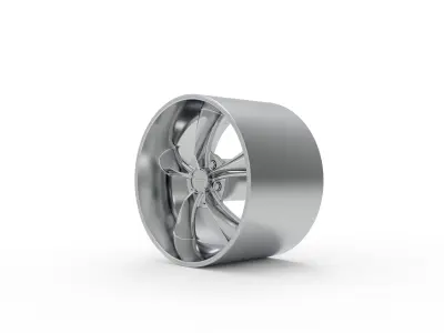 AMERICAN RACING BOSS TT WHEEL 3D PRINT MODEL 3D print model