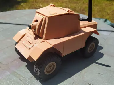 VEHICULO  SCOUT RC  CON ESP32 CAM 3D print model