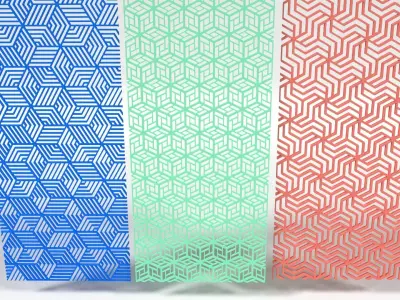 Modern Ornaments Pattern Collection 3D model