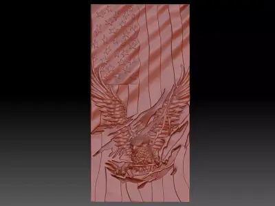 Eagle 3D print model