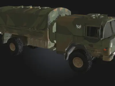  Cargo Transporter  Heavy-Duty Vehicle Mode 3D model
