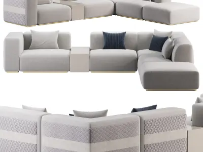 Freud Sofa by Rugiano 3D model