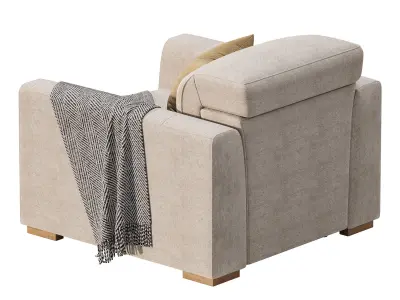 Power Recliner Armchair 3D model