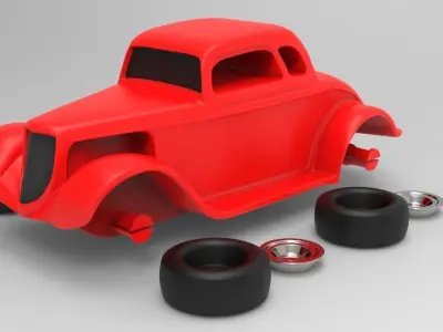 Legends car printable toy 3D print model
