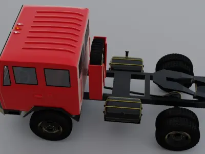 KAZ-608 Kolhida Free 3D model