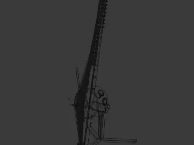 Kora Instrument - High Poly Free 3D model