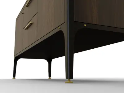 Cabinet Low-poly 3D model purchase