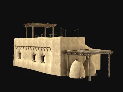 EGYPT ARAB DESERT ANCIENT TURKEY SUMER BABYLON HOUSE COLLECTION Free low-poly 3D model
