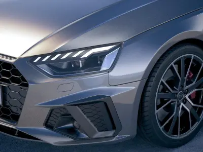 Audi A4 S-line 2020 3D model