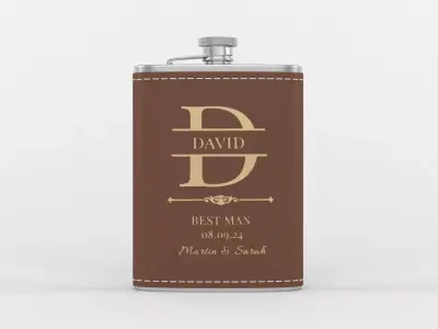 Personalized Flask Set 3D model