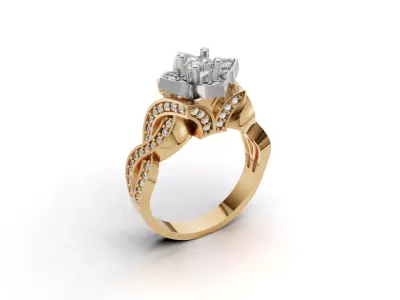 ring woman  3D print model 142
