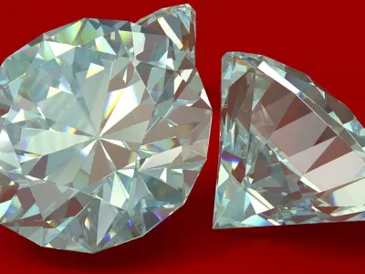 Well cut Diamond  Texture