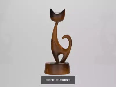 Abstract Animal Statue Pack 3D Model Collection