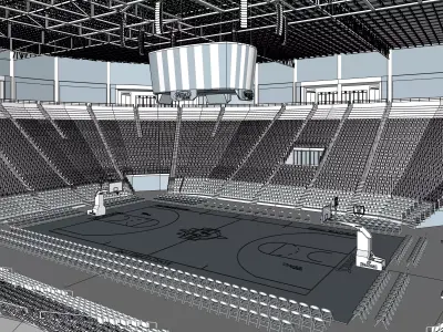 Viejas Arena  3D model