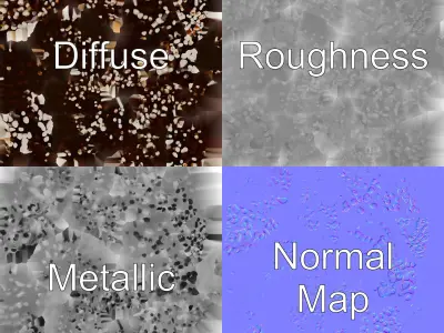 Brigadeiro Chocolate Truffle Ball model pack Low-poly 3D model