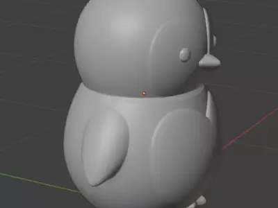 penguin ornament 3D print model