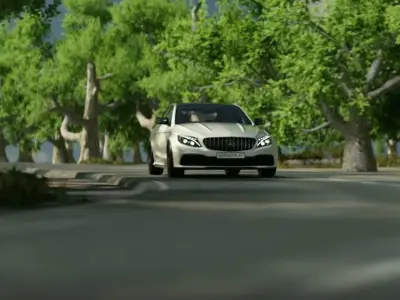 Forest animation scene 3D model