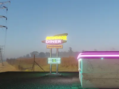 DewDrop Diner 3D model