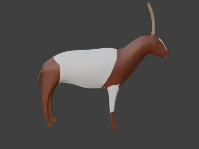 Goat 3D Model  3D model