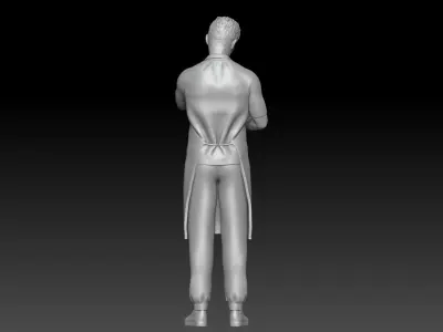 New York hot dog seller boy 2 3D print model