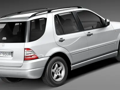 Mercedes-Benz M-class W163 1997-2005 3D model