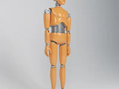 Crash test dummy 3D model