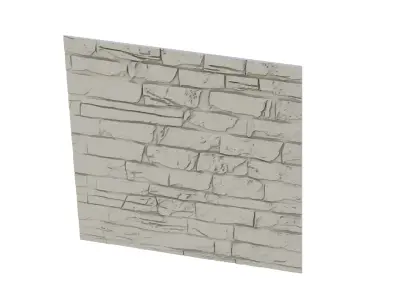 decor set wall panel  wall stone relief mural CNC 26 3D model