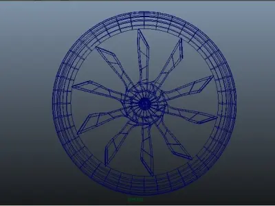 Simple Star Rim Free low-poly 3D model