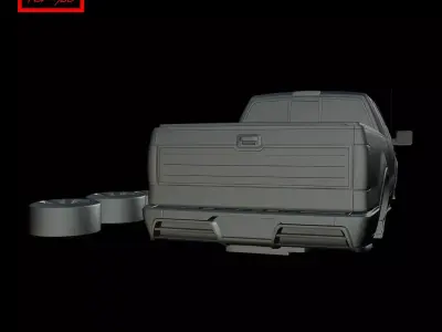 Saleen S331 Supercab 2007 3D print model