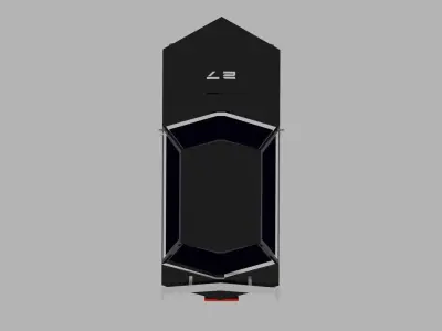 Low Poly Car Rigged Low-poly 3D model
