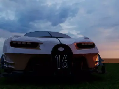 mad car Free low-poly 3D model