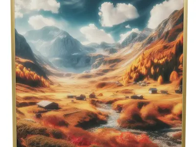 Wall Decoration item 13 Low-poly 3D model