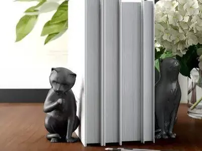 Black Mears Non-skid Bookends Animal 3D model
