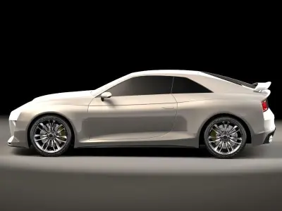 Audi Quattro Concept 3D model