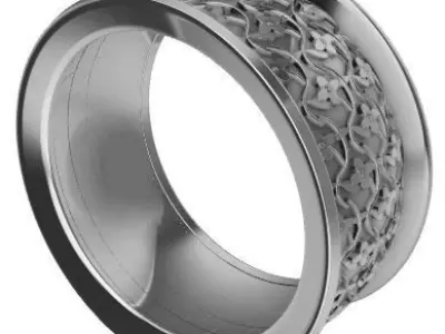 Patterned Ring 3D model Texture Texture