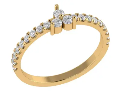 Diamond Ring 3D print model