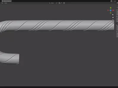 Christmas Candy Cane 2 3D print model