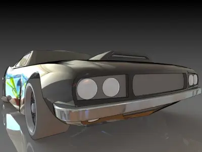 Dodge Challenger Free 3D print model