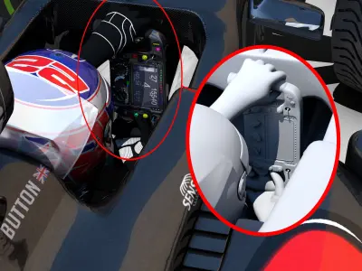 McLaren Mp4 31 Low-poly 3D model