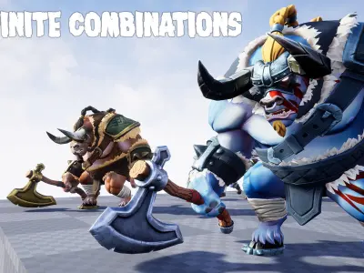 Bull Tank - Rigged and Animated Low-poly 3D model