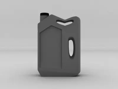 Engine Oil Bottle 3D model