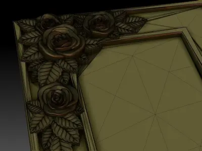 Decorative frame 9 3D print model