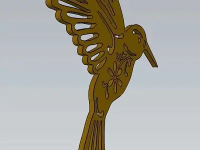 Wonderful Artificial Bird Home and Garden Outdoor Lawn Decor 3D model purchase