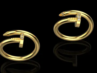 Nail Rings 40140 3D print model